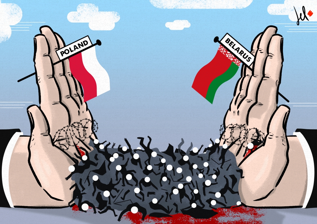 cartoon about belarus and poland 